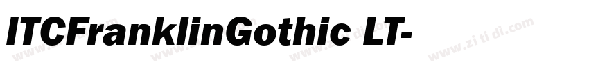 ITCFranklinGothic LT字体转换